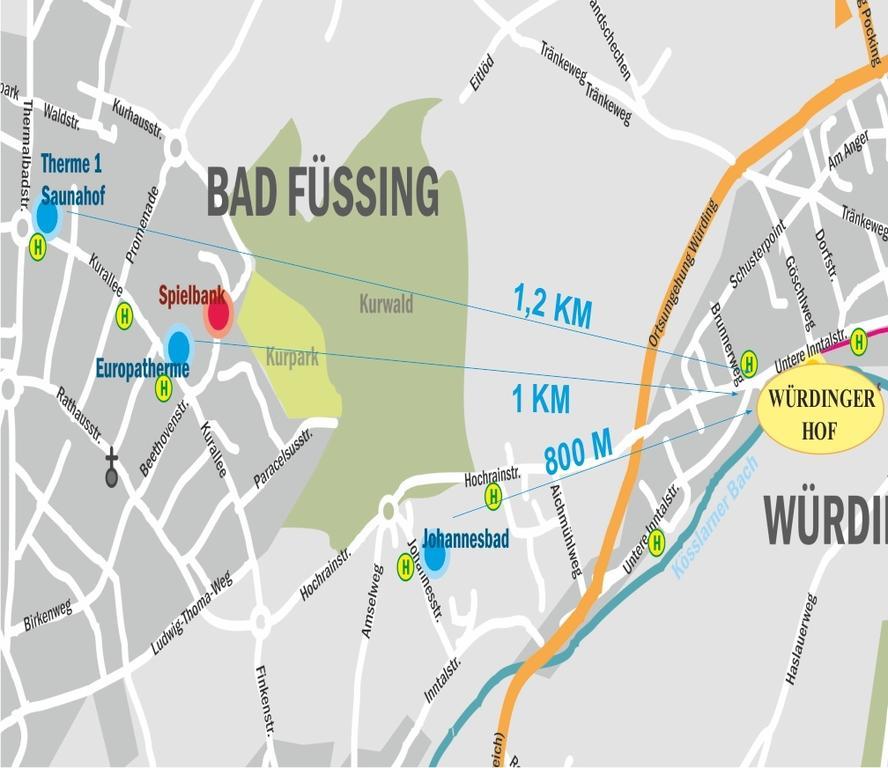 Kurhotel Wuerdinger Hof باد فسينغ المظهر الخارجي الصورة